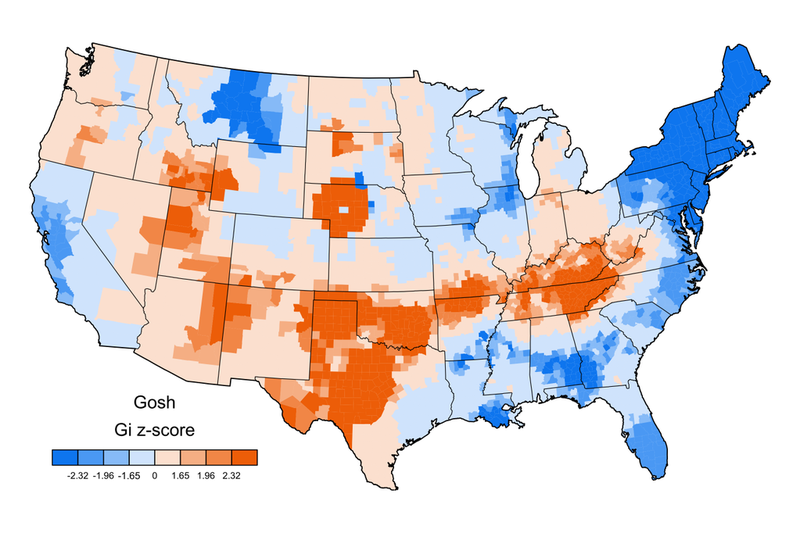 Illustration for article titled How People Swear Across the U.S., Mapped